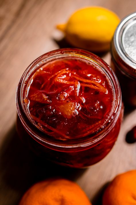 Orange Cranberry Marmalade Recipe, Orange Cranberry Marmalade, Christmas Marmalade Recipe, Citrus Marmalade Recipe, Cranberry Orange Marmalade Recipe, Cranberry Orange Marmalade, Making Marmalade, Orange Marmalade Recipe, Winter Produce