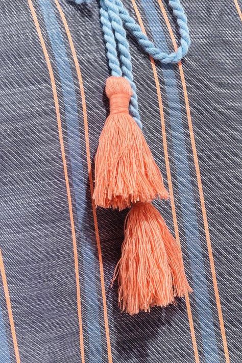 #Twisted rope/cord making | Cotton Thread Twisted Dori and Tassels Making For Dresses #TwistedDoriTassels #twistedRopeForDresses #twistedCordForOutfits Design With Rope, Cord Dress, Rope Cord, Strap Dress, Cotton Thread, Tassel Necklace, Tassels, Thread, Twist