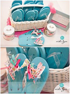 Cute spa party idea for little girls. get mani/pedis. make flip flops. give nail polish. Spa Party Ideas, Kids Spa Party, Pyjamas Party, Spa Birthday Party, Girl Spa Party, Kids Spa, Spa Birthday Parties, Spa Birthday, Pamper Party