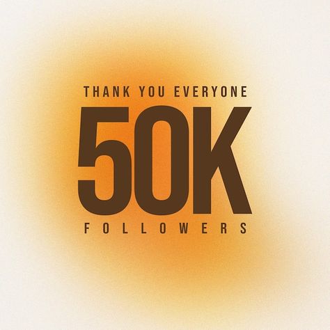 Thank You Social Media Post, 50k Followers Instagram, 50k Followers, Followers Instagram, Thank You Quotes, Vision Board Manifestation, Psd Template Free, Vision Boards, Instagram Post Template