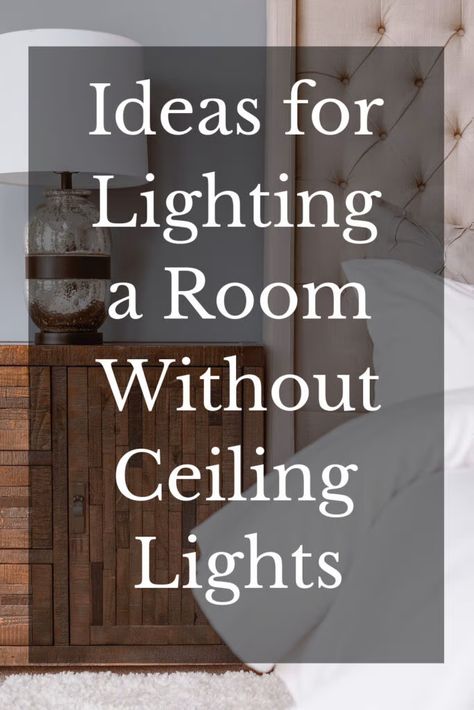 Faux Ceiling Light, Slanted Ceiling Lighting Bedroom, No Ceiling Light Solution Dining Room, Diy Hanging Ceiling Light, Light For Small Bedroom, Wireless Living Room Lighting, Bedroom Lighting Small Room, Loft Room Lighting, No Light Fixture Solution