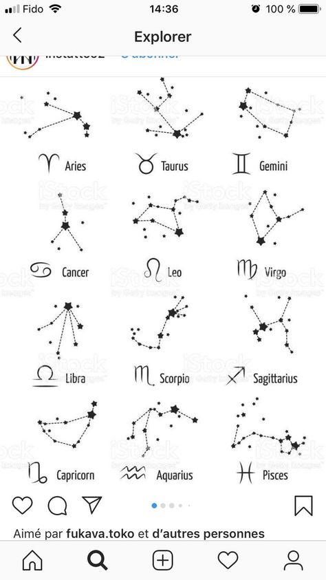 Aries And Leo Constellation Tattoo Together, Constellation Tattoo Aquarius, Tattoo Aquarius, Tattoo Leo, Serotonin Tattoo, Aquarius Constellation Tattoo, Leo Constellation Tattoo, Virgo Constellation Tattoo, Crochet Tattoo