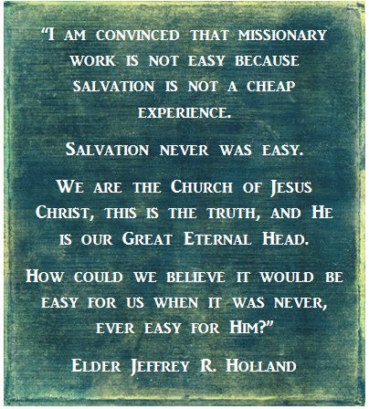 Elder Holland LDS Missionary Quote #ldsmissionary #lds Lds Missionary Quotes, Elder Holland Quotes, Mission Quotes, Holland Quotes, Missionary Quotes, Elder Holland, Lds Missionary, Called To Serve, Gospel Quotes