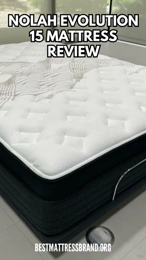 Discover the Nolah Evolution 15 mattress review, featuring advanced cooling technology and exceptional support for a restful night's sleep! Visit our site for an in-depth look at its features, benefits, and customer feedback. Best Mattresses Reviews, Mattresses Reviews, Mattress Brands, Best Mattress, Customer Feedback, Evolution, Mattress, Benefits, Sleep