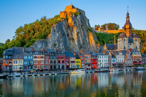 Wallonia Belgium. public art. Locals prefer the giant gold-plated turtle flapping over the precipice. Travel Belgium, London Evening, World Most Beautiful Place, Cameron Highlands, Dream Trips, Belgium Travel, Visit Places, Travel Trends, Julius Caesar