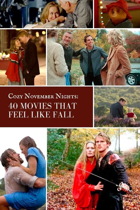 Favorite Movie Couples, Cosy Fall Movies, Movies That Feel Like Fall, Classic Love Movies, Cozy Movies To Watch This Fall, Fall Hallmark Movies, Fall Vibe Movies, Fall Disney Movies, Best Fall Movies To Watch