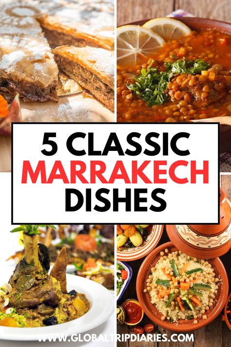 Dive into the culinary delights of Marrakech with our guide to the best authentic food tours. Taste traditional Moroccan dishes, explore local markets, and learn about the rich food culture of this vibrant city. | Marrakech food tours | Moroccan cuisine | culinary experiences in Marrakech | food lover's guide to Morocco | local dining in Marrakech | Moroccan Food Traditional, Marrakech Food, Moroccan Travel, Egypt Pattern, 3 Ingredient Dinners, Algeria Flag, Morocco Food, Vintage Desert, Moroccan Recipes