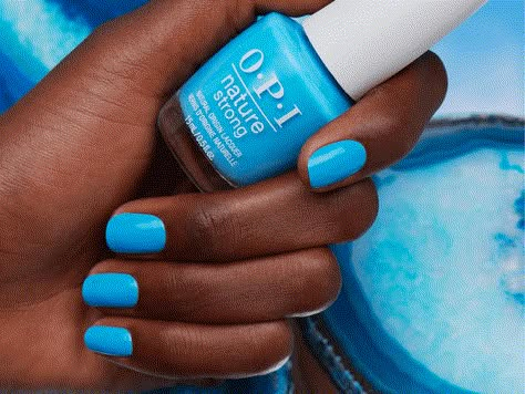 Opi Blue Colors, Powder Blue Nails Designs, Glitter Toe Nail Designs, Blue Dip Powder Nails, Pale Blue Nails, Opi Blue Nail Polish, Opi Gel Polish Colors, Fun Blue Nails, Powder Blue Nails