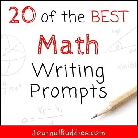 Prompts To Write About, Math Writing Prompts, Math Journal Prompts, Creative Writing For Kids, Creative Writing Worksheets, Best Journal Prompts, Activity Journal, Free Printable Journal, Free Writing Prompts