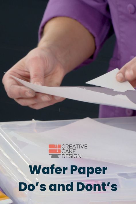 Wafer paper is a flexible sheet of edible paper that can be manipulated into many different shapes. This medium has several uses like making flowers, bows, sails, and wraps to name few, but it can be a little finicky by being too dry or too wet. Making Wafer Paper Flowers, Wafer Paper Flowers Tutorial How To Make, Wafer Paper Sail Tutorial, Wafer Paper Cookies, Wafer Paper Sails, Wafer Paper Cake Ideas, How To Use Wafer Paper On Cakes, How To Make Wafer Paper Flowers, Wafer Paper Techniques