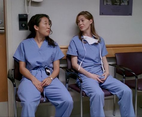 Cristina Yang And Meredith Grey, Meredith And Cristina, Cristina And Meredith, Meredith And Christina, Christina Yang, Anatomy Aesthetic, Grey's Anatomy Doctors, Never Stop Believing, Medical School Life