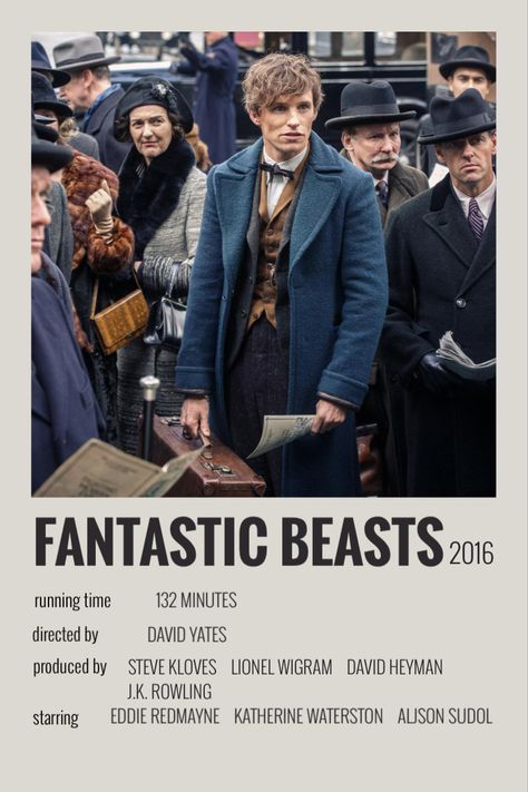 fantastic beasts polaroid poster by summersorrows Movie Polaroid Posters, Minimalist Poster Movie, Fantastic Beasts Poster, Movie Polaroids, Polaroid Movie Poster, Movie Character Posters, Fantastic Beasts Movie, Film Polaroid, Polaroid Posters