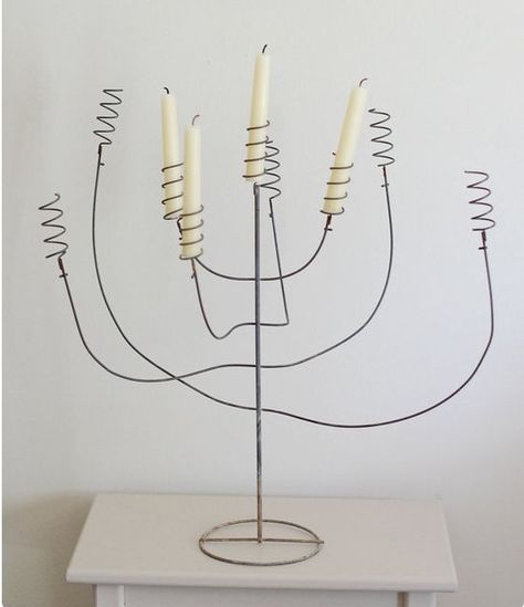 Whimsical Centerpiece, Wire Candle Holder, Candelabra Wedding, Art Fil, Candle Centerpiece, Candle Wedding Centerpieces, Art Wire, Wedding Candle, Test Tubes