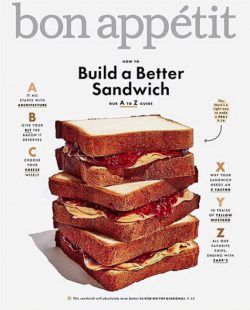 bon appetit (US) Bon Appetit Magazine, Food Graphic Design, Food Poster Design, Best Sandwich, Food Magazine, Food Poster, Menu Design, Graphic Design Posters, Food Design