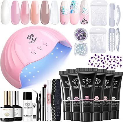 Poly Extension Gel, Poly Nail Gel, Coat Set, Stunning Nails, Light Nails, Nail Drill Machine, Gel Nail Kit, Polygel Nails, Led Nail Lamp