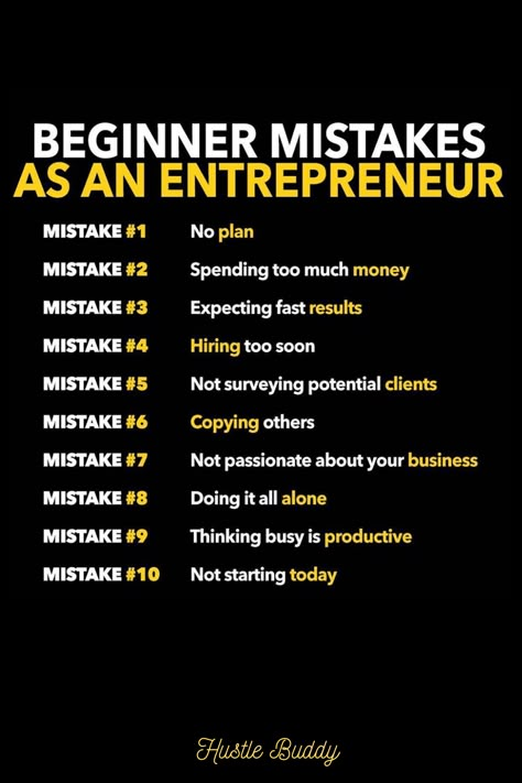 Business Mistakes, Business Strategy Management, Startup Business Plan, Successful Business Tips, Business Ideas Entrepreneur, Money Strategy, Business Basics, Business Marketing Plan, Small Business Plan