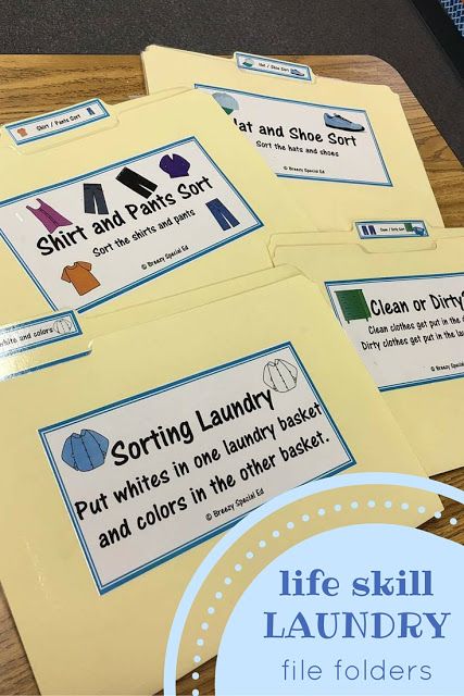 Laundry Life Skill Practice for Special Education Vocational Tasks, Life Skills Class, Functional Life Skills, Life Skills Lessons, Vocational Skills, Life Skills Classroom, Sped Classroom, Teaching Life Skills, File Folder Activities