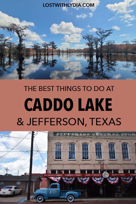 Jefferson Texas Things To Do, Jefferson Tx Things To Do, Caddo Lake Texas, Road Trip Texas, Caddo Lake State Park, Marshall Texas, Jefferson Texas, Caddo Lake, Texas Travel Guide