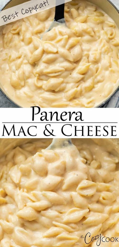 Panera Mac And Cheese Recipe, Panera Mac And Cheese, Best Mac N Cheese Recipe, Copycat Panera, Best Mac And Cheese, Mac Cheese Recipes, Mac And Cheese Recipe, Pasta Dinner Recipes, Cheese Recipe