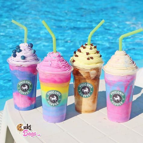 Stylequeen101.com Frappachino Starbucks, Kawa Starbucks, Unicorn Recipes, Menu Starbucks, Minuman Starbucks, Resep Starbuck, Kue Macaroon, Café Starbucks, Unicorn Desserts