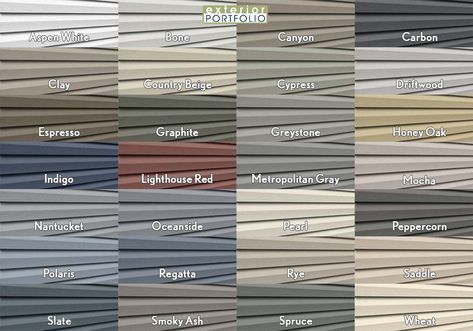 How to Choose Exterior House Colors: 10 Tips from the Pros House Vinyl Siding Colors, Vinyl Siding Color Schemes, Exterior Vinyl Siding Colors, Best House Colors Exterior, Vinyl Siding Options, Vinyl Siding Color Combinations, Metal Siding Colors, Painting Vinyl Siding, Vinyl Siding House