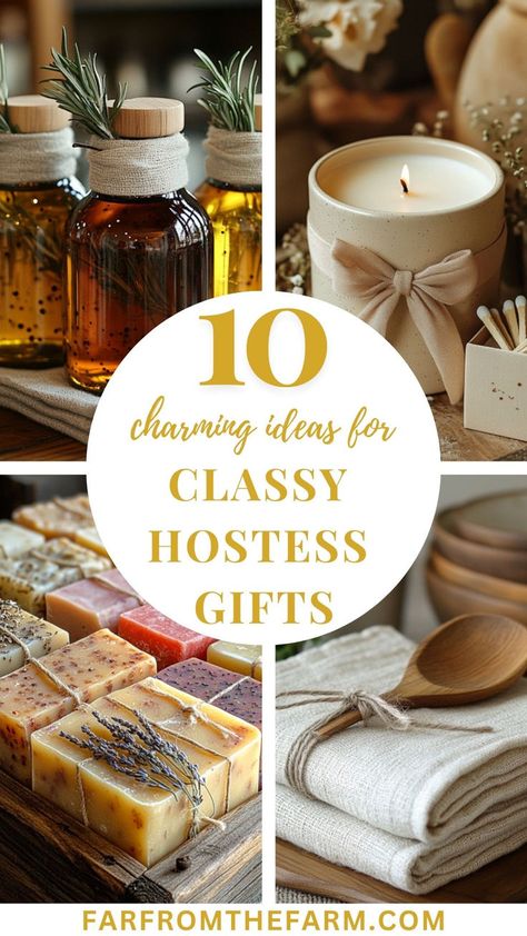 Classy Hostess Gifts on a Budget Diy Friend Gifts, Inexpensive Hostess Gifts, Homemade Hostess Gifts, Open House Gifts, Handmade Hostess Gifts, Diy Friend, Hostess Gifts Bridal, Easy Hostess Gifts, Diy Hostess Gifts