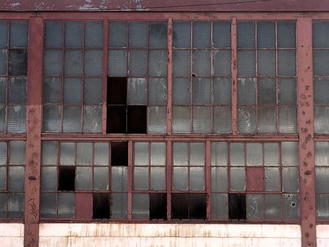 factory window, via Flickr. Old Factory Architecture, Factory Windows, Radium Girls, Industrial Windows, Factory Architecture, East La, Old Factory, Diy Window, Sash Windows