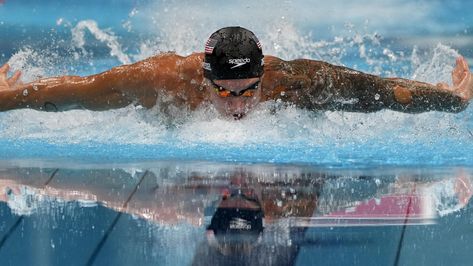 Michael Phelps Swimming, Caeleb Dressel, Katie Ledecky, Swimming World, Diving Swimming, 800m, World Days, Michael Phelps, Different Sports