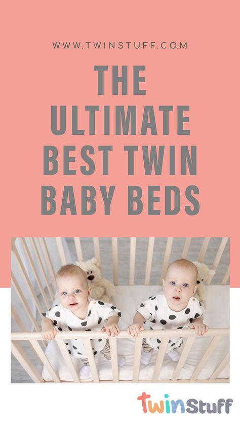 Luckily for you, there is a wide range of twin baby beds types to choose from, all of which are designed to provide you with comfort, and baby safety. Cribs For Twins Small Spaces, Crib For Twins, Twin Baby Room Ideas, Cribs For Twins, Twin Baby Beds, Twin Babies Nursery, Twin Baby Rooms, Twin Cribs, Baby Beds