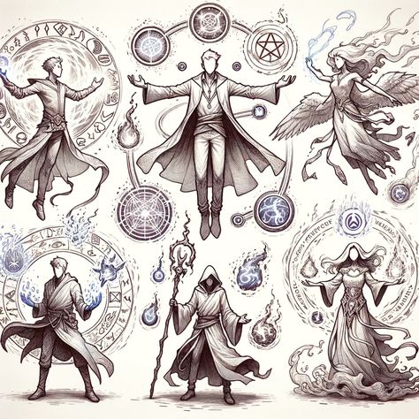 Magic Sigil Art, Magic Book Pose Reference, Runic Magic Art, Gravity Superpower, Magic Tools Art, Staff Ideas Magic, Magic Tattoo Character Design, Spellcaster Pose Reference, Magic Design Ideas