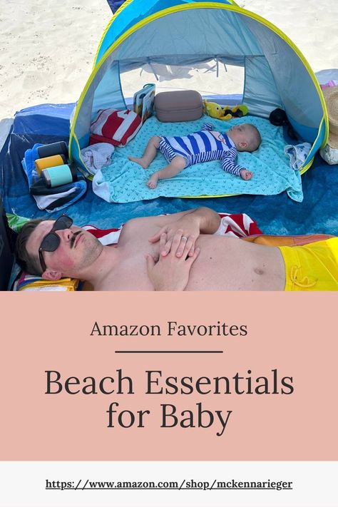 amazon beach baby pop up tent baby beach essential Infant Beach Essentials, Baby Beach Hacks, Baby Beach Essentials, Baby Beach Tent, Baby Tent, Pop Up Beach Tent, Portable Shade, Stroller Fan, Tent Material