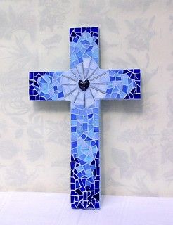 Auction Projects, Sign Of The Cross, Mosaic Crosses, Mosaic Madness, Old Rugged Cross, Cross Crafts, Cross Wall, Cross Art, Crosses Decor