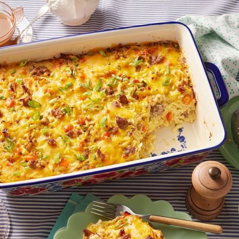 best pioneer woman sausage breakfast casserole Pioneer Woman Breakfast Casserole, Casserole Recipes Sausage, Sausage Hashbrown Casserole, Pioneer Woman Breakfast, Christmas Casseroles, Pioneer Woman Recipes Dinner, Popular Casseroles, Christmas Casserole, Sausage Breakfast Casserole