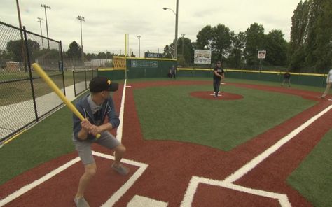 Wiffle Ball Field, Backyard Wiffle Ball Field, Diy Wiffle Ball Field, Whiffle Ball, Wiffle Ball, The Sandlot, Field Of Dreams, Backyard Games, Diy Backyard