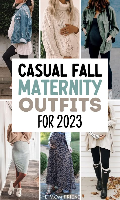 Fall maternity outfits for 2023. 2023 Maternity Outfits, 3rd Trimester Outfits Fall, Maternity Winter Dress Outfit, Fall Outfits Women Pregnant, Maternity Apple Picking Outfit, Maternity Casual Outfits Fall, Maternity Clothes 2023, Fall Outfit Maternity, September Maternity Outfits