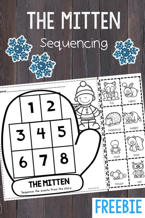 The Mitten Sequencing, The Mitten Book Activities, The Mitten Activities, Road Trip Activity Book, January Kindergarten, Winter Classroom Activities, January Classroom, Winter Unit, January Activities