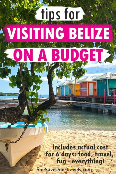 How to Visit Belize on a Budget: Money-Saving Tips and Tricks Things To Do In Belize, Belize Travel Guide, Trip To Belize, Placencia Belize, Belize Vacation, Belize Beach, Belize Vacations, Belize Resorts, Budget Money