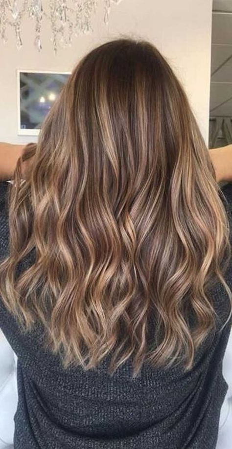 Blonde Highlights, Wavy Hair, Brown Hair, Balayage, Highlights, Hair Color, Blonde, Hairstyles, Hair