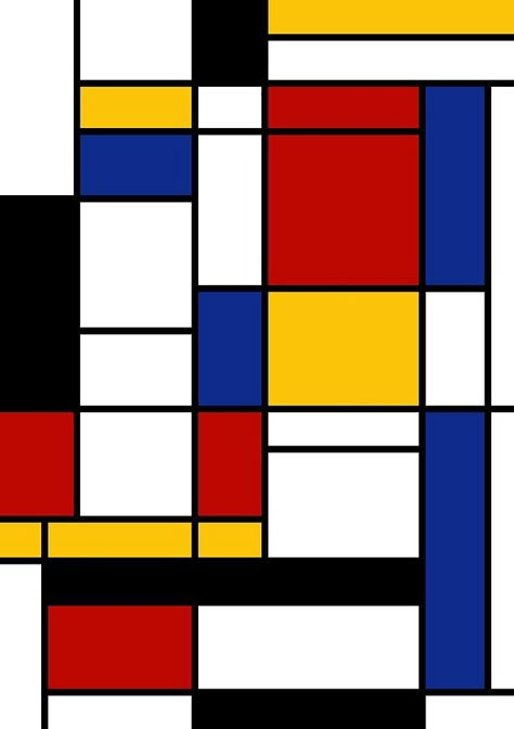 Piet Mondrian Painting, Theo Van Doesburg, Mondrian Art, Bold Artwork, Dutch Art, Geometric Design Art, 수채화 그림, Piet Mondrian, Famous Art