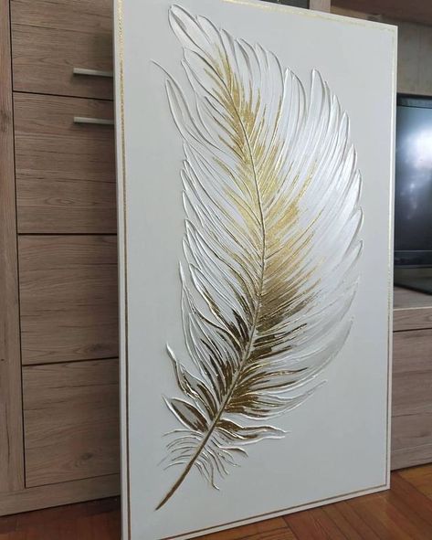 Gold Art Painting, Christmas Paintings On Canvas, Diy Abstract Canvas Art, Canvas For Beginners, Small Canvas Paintings, Texture Painting On Canvas, Plaster Wall Art, Soyut Sanat Tabloları, Easy Canvas Painting