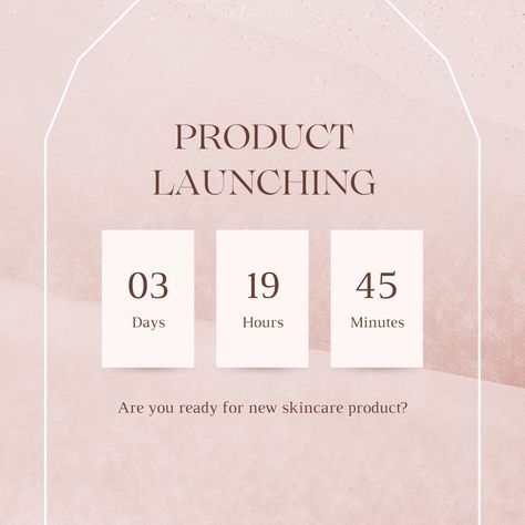 Beige Minimalist Product Launching Countdown Instagram Post Canva Template #goodwarestd #goodware #canva #template #luoffa Launch Instagram Post, Product Launch Instagram Post, Product Teaser Ideas, Product Launch Instagram Post Ideas, Launching Soon Poster Instagram, Launch Post, Countdown Post Instagram, Countdown Instagram, Launch Day Instagram Post