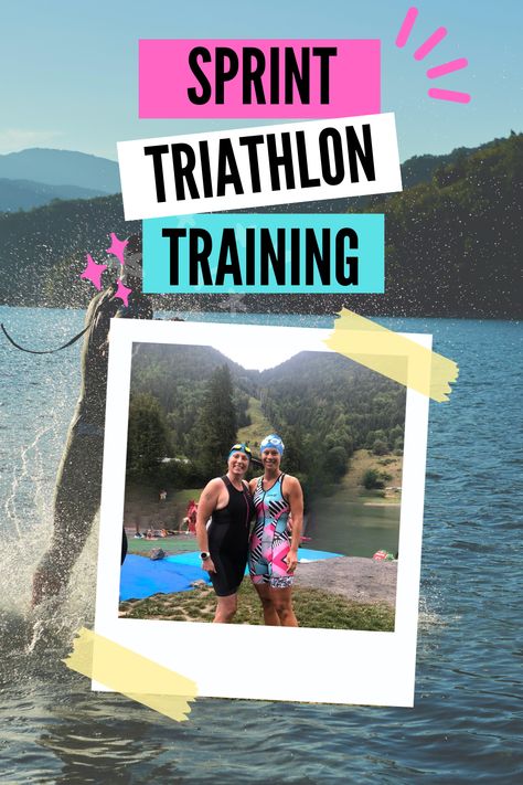 Sprint triathlon training program for beginners. Your ultimate guide on how to crush your first race Triathlon Sprint Training For Beginners, 12 Week Sprint Triathlon Training Plan, Beginner Triathlon Training Plan, Training For Triathlon, Sprint Triathlon Training Beginner, Triathlon Training For Beginners, Triathlon Aesthetic, Beginner Triathlon, Sprint Triathlon Training Plan