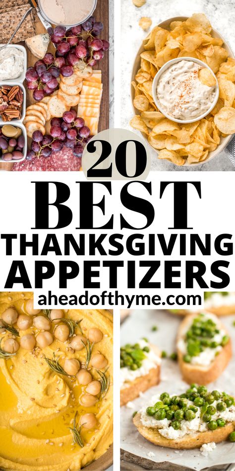 Before we dig into our Thanksgiving feast, we need something savoury to snack on. From dips and spreads, to canapés and savoury tarts, to a holiday charcuterie board, I have got you covered. Today, I am sharing my 20 most popular and favourite recipes for Thanksgiving appetizers. | aheadofthyme.com #thanksgivingappetizers #thanksgivingstarters #thanksgivingrecipes #bestappetizers #holidayappetizers Easy Thanksgiving Recipes Appetizers, Stuffed Mushrooms Vegetarian, Best Thanksgiving Appetizers, Holiday Charcuterie, Savoury Tarts, Thanksgiving Appetizers Easy, Thanksgiving Snacks, Thanksgiving Appetizer Recipes, Fall Appetizers