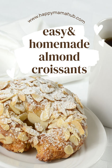 "Craving a flaky, buttery almond croissant? Try this easy recipe using puff pastry and almond paste—perfect for a quick homemade treat! With an option for homemade almond paste, it's a versatile recipe that fits any occasion. Whether you're hosting brunch or enjoying a cozy morning, these croissants will impress! #AlmondCroissant #EasyRecipes #BakingTips #HomemadeAlmondPaste #BrunchIdeas" Croissant From Puff Pastry, Puff Pastry Almond Paste Recipes, Recipes With Almond Paste, Almond Croissant Filling, Recipe With Almond Paste, Easy Almond Croissant, Recipe Using Puff Pastry, Almond Croissant Recipe, Crossiant Recipes