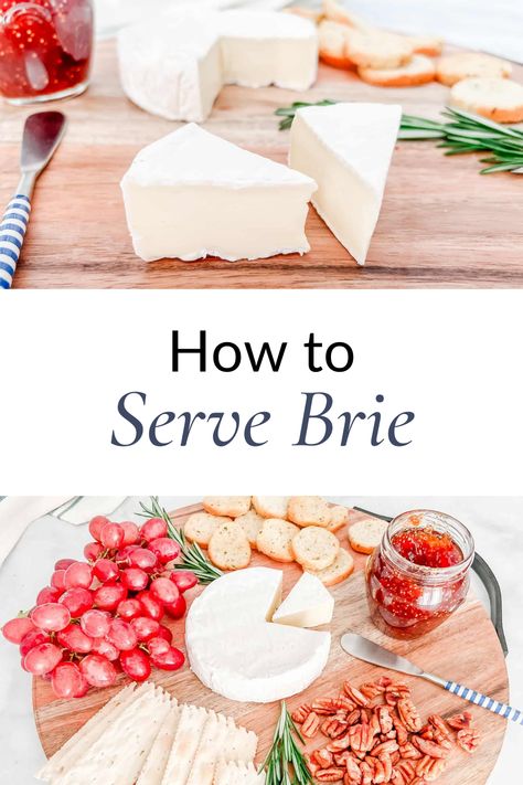 Fresh Cheese Recipe, Baked Brie Cheese, Brie Cheese Recipes, Baked Brie Recipes, Appetizer Display, Pairing Ideas, Brie Recipes, Wine White, Cheese Pairings