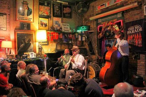 Fritz's European Jazz Pub 733 Bourbon St NEXT DOOR TO BLUES CLUB Jazz Club Interior, Blues Bar, Jazz Clubs, Underground Club, Art Deco Ideas, New Orleans Vacation, Blue Cafe, Jazz Cafe, Music Flow