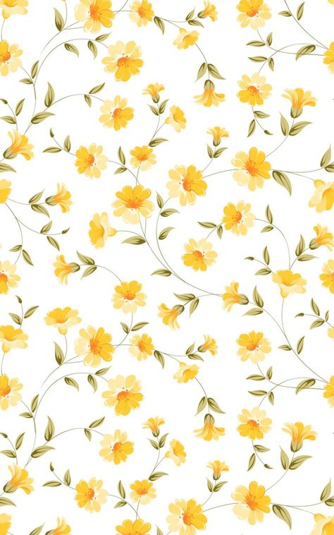 Yellow Flower Wallpaper, Iphone Wallpaper Yellow, Flowery Wallpaper, Spring Wallpaper, Yellow Wallpaper, Phone Wallpaper Images, Cute Patterns Wallpaper, Pretty Wallpaper Iphone, Iphone Background Wallpaper