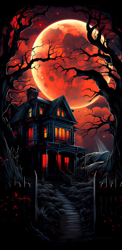 Gothic Thanksgiving Wallpaper, Horror Artwork Wallpaper, Spooky Ghost Wallpaper, Haunted Mansion Paintings, Haunted Background, Halloween Spooky Wallpaper, Haunted House Wallpaper, Haunted House Background, Halloween Wallpaper Spooky