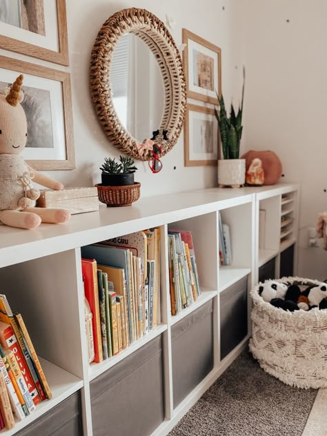 My Favourite Toy Storage For Kids - The Blush Home - A Home & Lifestyle Blog Kallax Toy Storage Ideas Living Room, Toys In Bedroom Organizing, Toys In Kids Bedroom, Toy Storage In Nursery, Kid Room Toy Storage, Lounge Toy Storage Ideas, Kid Toy Storage In Living Room, Ikea Toys Storage Ideas, Kids Storage Living Room