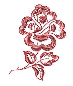 Embroidery Redwork, Vintage Embroidery Designs, Red Work Embroidery, Embellished Flowers, Floral Machine Embroidery Designs, Stitching On Paper, Daisy Stitch, Retro Embroidery, Lazy Daisy Stitch